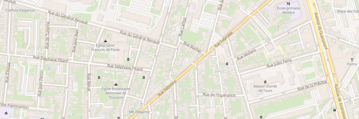 Plan du 72 Rue Carnot à Tours