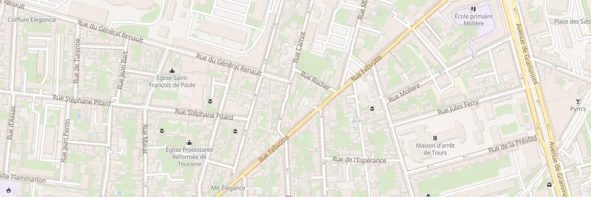 Plan du 70 Rue Carnot à Tours