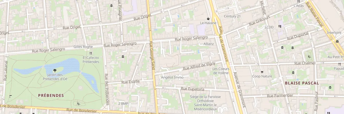 Plan du 96 Rue George Sand à Tours