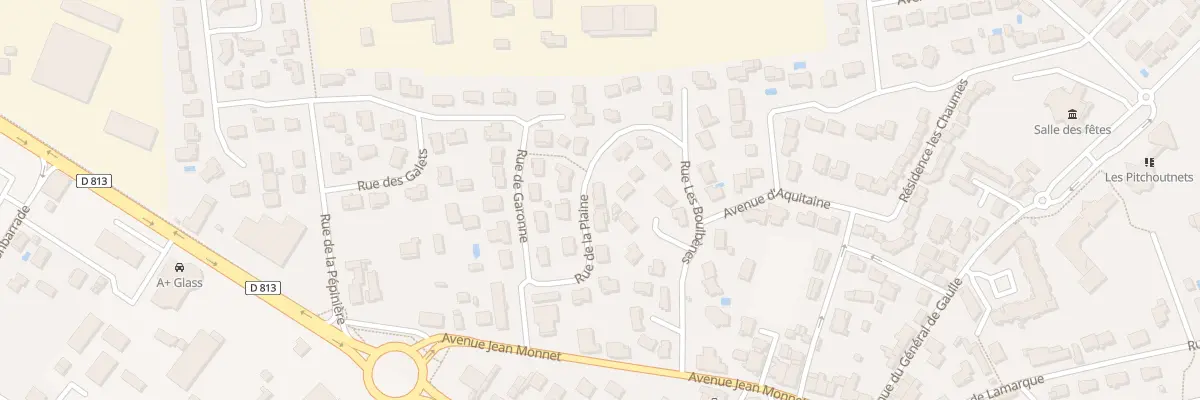 Plan du 12 Rue de la Plaine à Castelculier