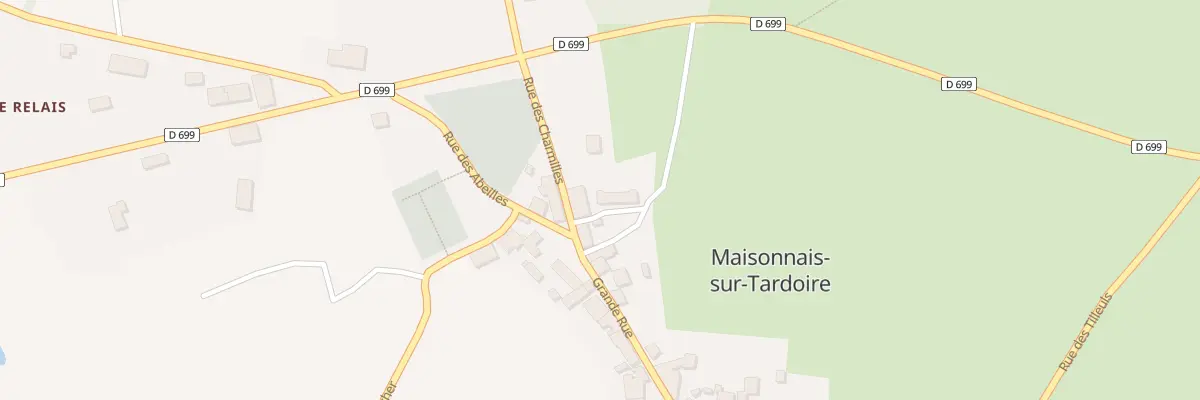 Plan du 5042 Le Bourg à Maisonnais-sur-Tardoire