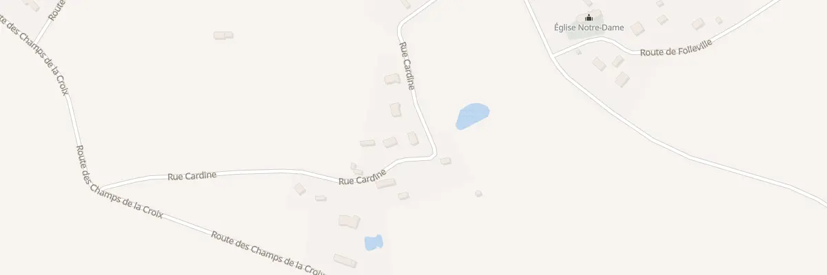 Plan du 16 Rue Cardine à Franqueville