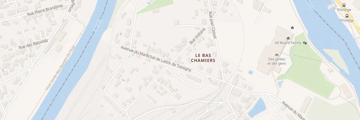 Plan du 90 Av Mal de Lattre de Tassigny à Coulounieix-Chamiers