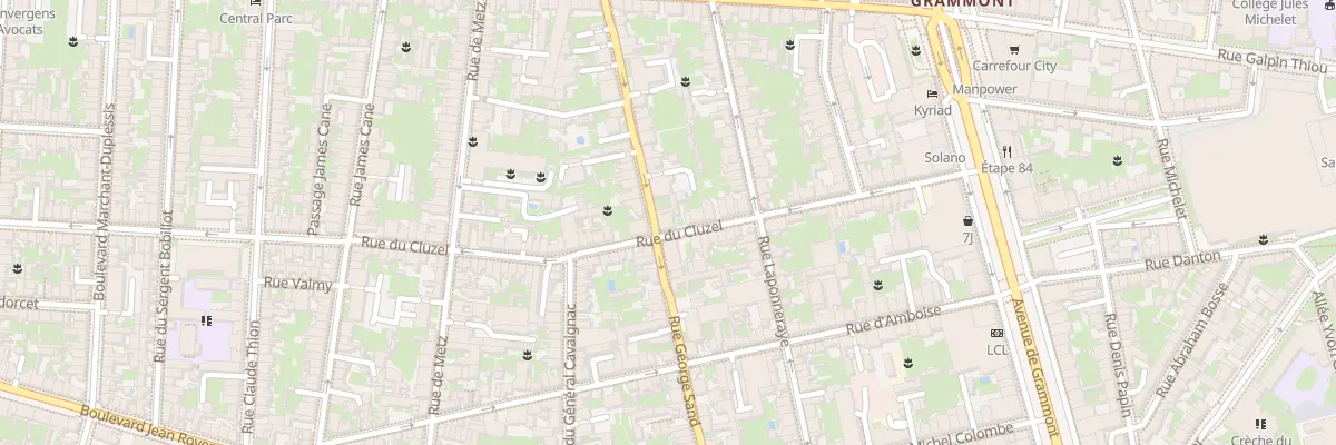 Plan du 57 Rue du Cluzel à Tours