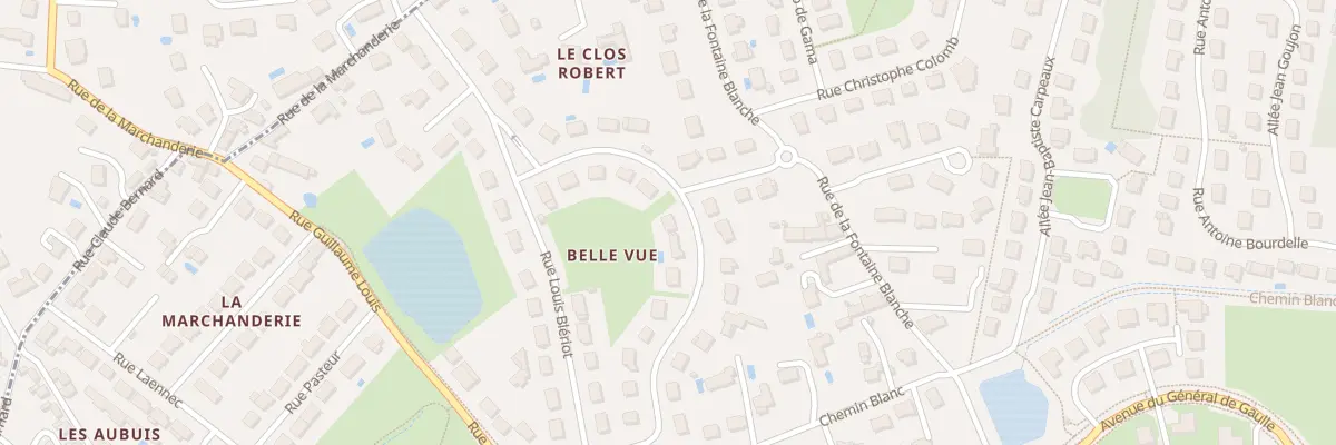 Plan du 40 Rue Louis Blériot à Chambray-lès-Tours