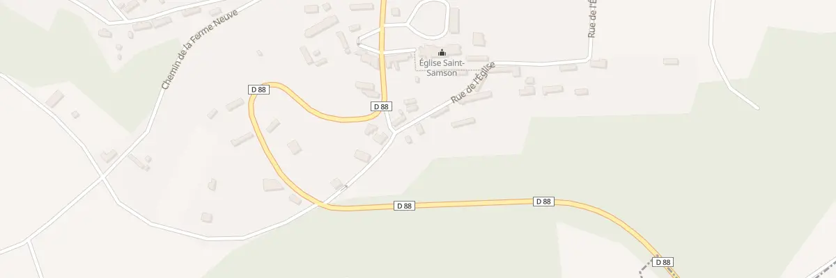 Plan du 487 Rte de l’Eglise à Bosville
