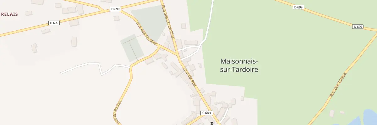 Plan du 5045 Le Bourg à Maisonnais-sur-Tardoire