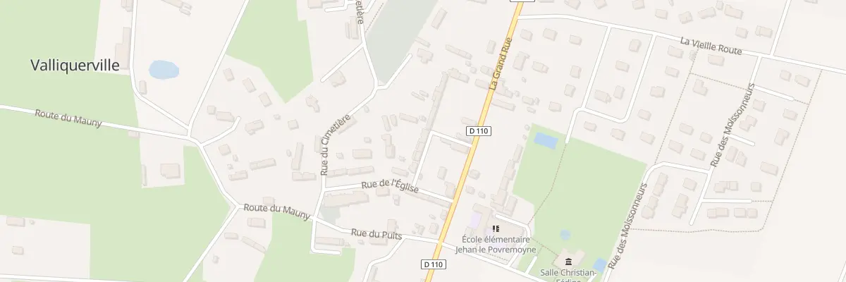 Plan du 44 Rue de l’Eglise à Valliquerville