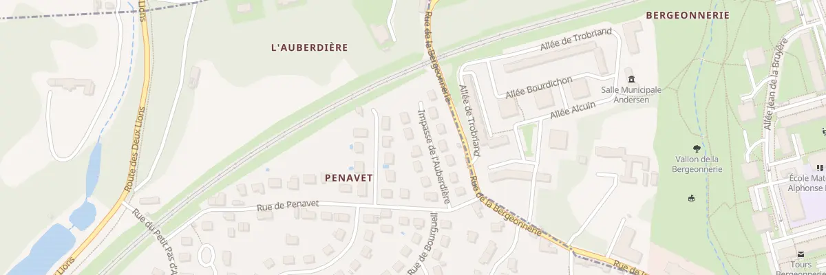 Plan du 10 Imp de l’Auberdière à Joué-lès-Tours