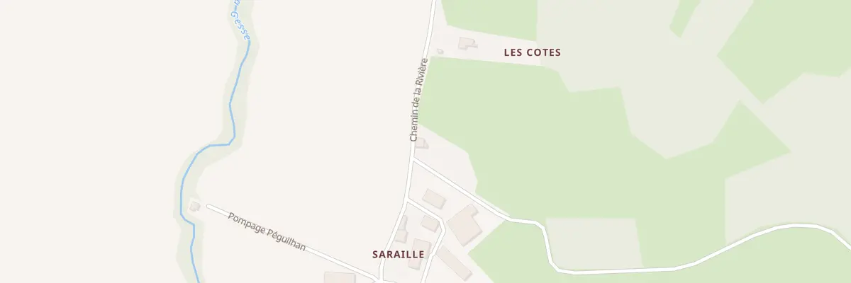 Plan du 545 Che de la Rivière à Péguilhan