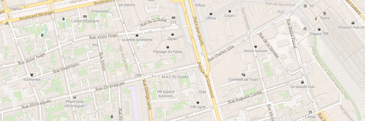 Plan du 5 Rue d’Entraigues à Tours