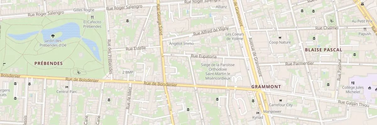 Plan du 3 Rue Laponneraye à Tours