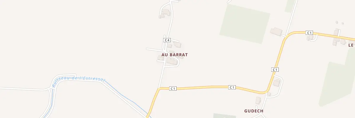 Plan du 108 Au Barrat à Sauveterre-Saint-Denis