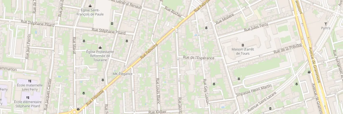 Plan du 13 Rue Jacob Bunel à Tours
