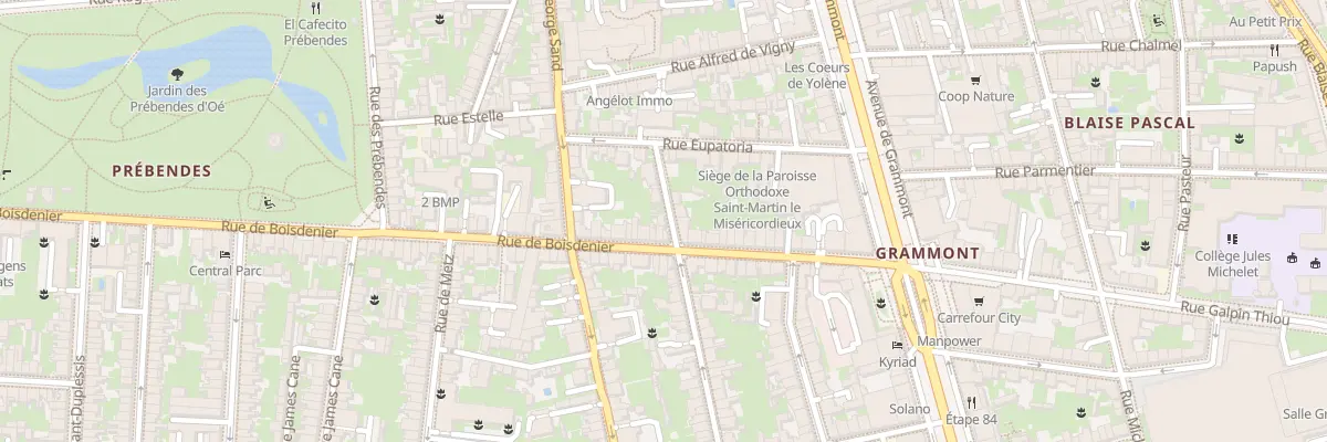 Plan du 7 Rue Laponneraye à Tours