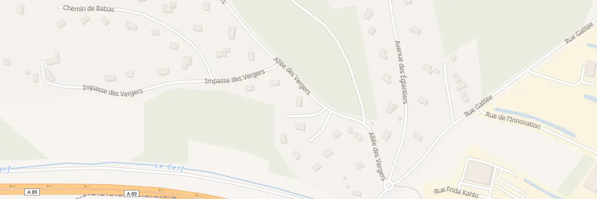Plan du 2 Imp du Cerf à Coulounieix-Chamiers
