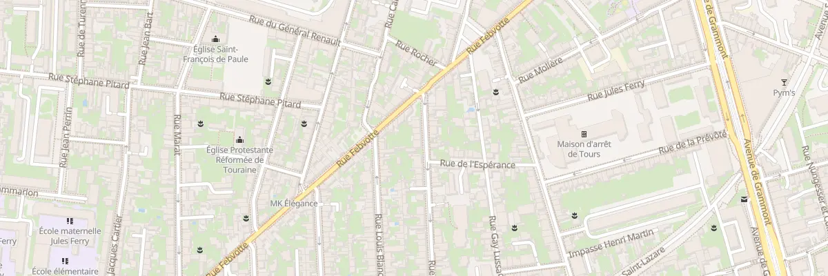 Plan du 7 Rue Jacob Bunel à Tours