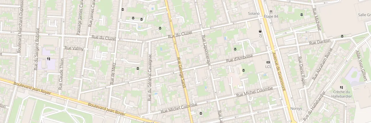 Plan du 168 Rue George Sand à Tours