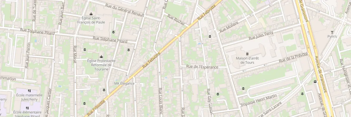 Plan du 9 Rue Jacob Bunel à Tours