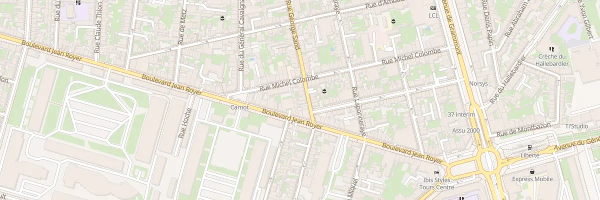 Plan du 183 Rue George Sand à Tours