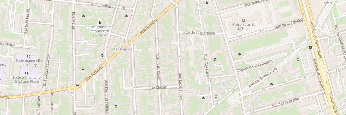 Plan du 27 Rue Jacob Bunel à Tours