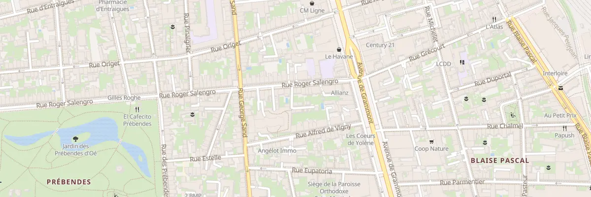 Plan du 18 Rue Roger Salengro à Tours