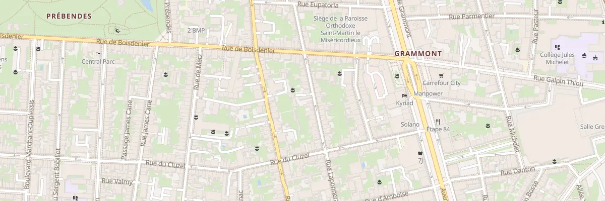 Plan du 27 Rue Laponneraye à Tours