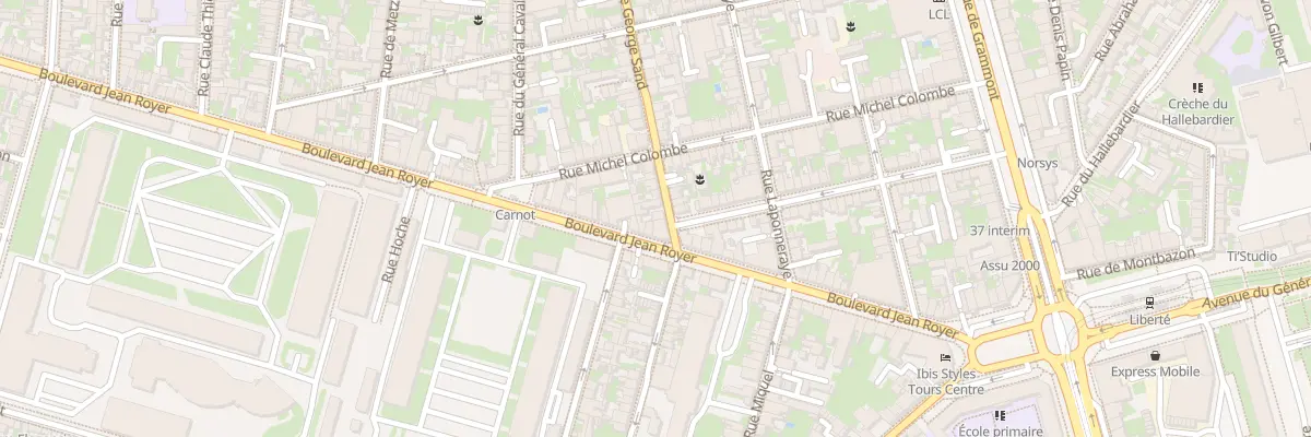 Plan du 187 Rue George Sand à Tours