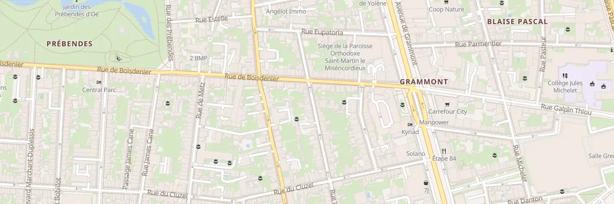Plan du 15 Rue Laponneraye à Tours