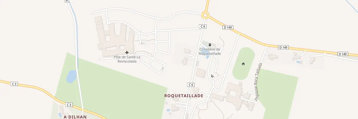 Plan du 5449 A la Bounette à Montégut