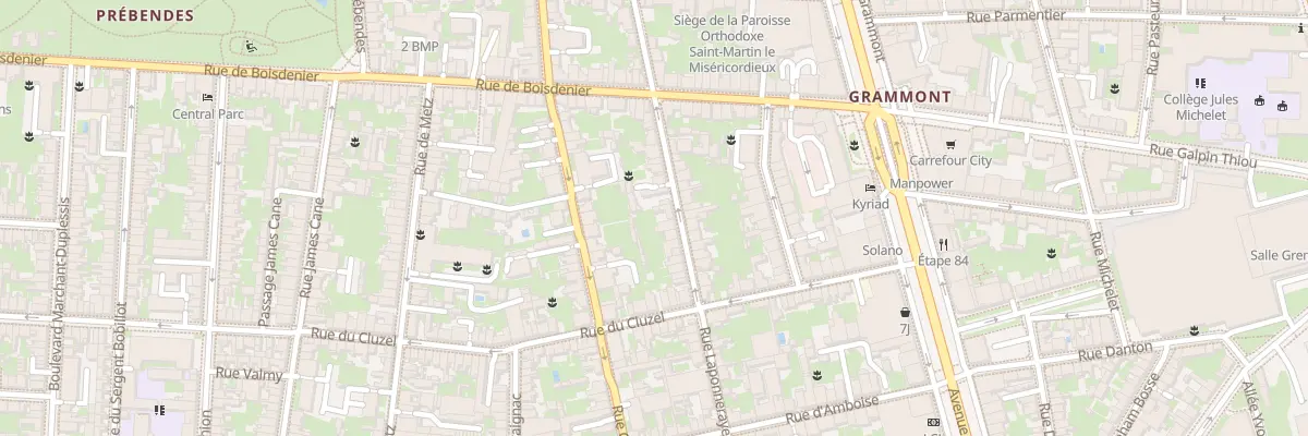 Plan du 31 Rue Laponneraye à Tours