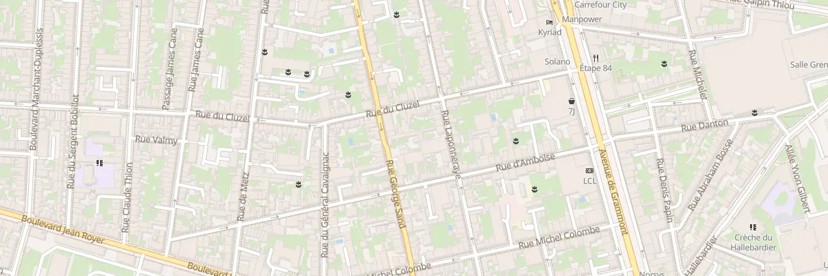 Plan du 162C Rue George Sand à Tours