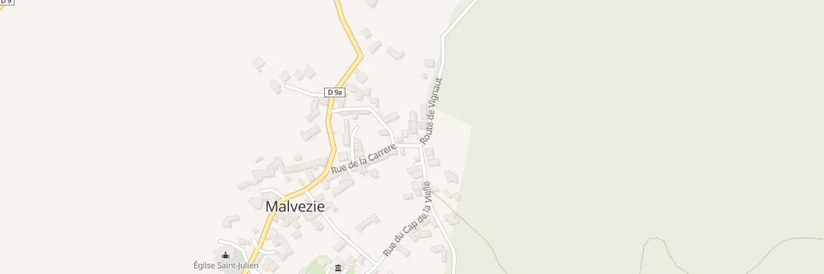 Plan du 21 Village à Malvezie
