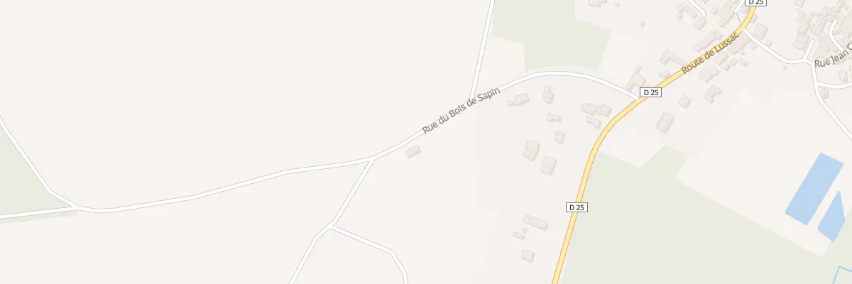 Plan du 17 Rue du Bois de Sapin à Gouex