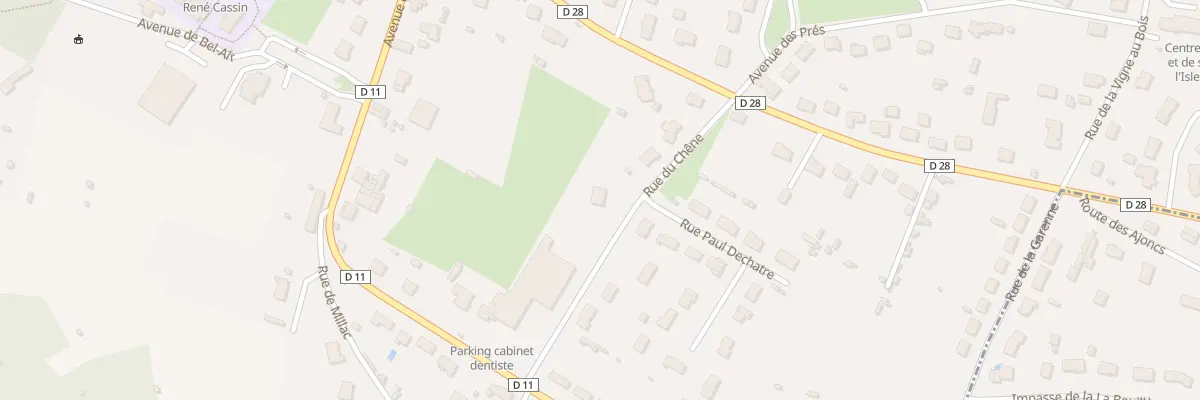 Plan du 6 Rue du Chêne à L’Isle-Jourdain