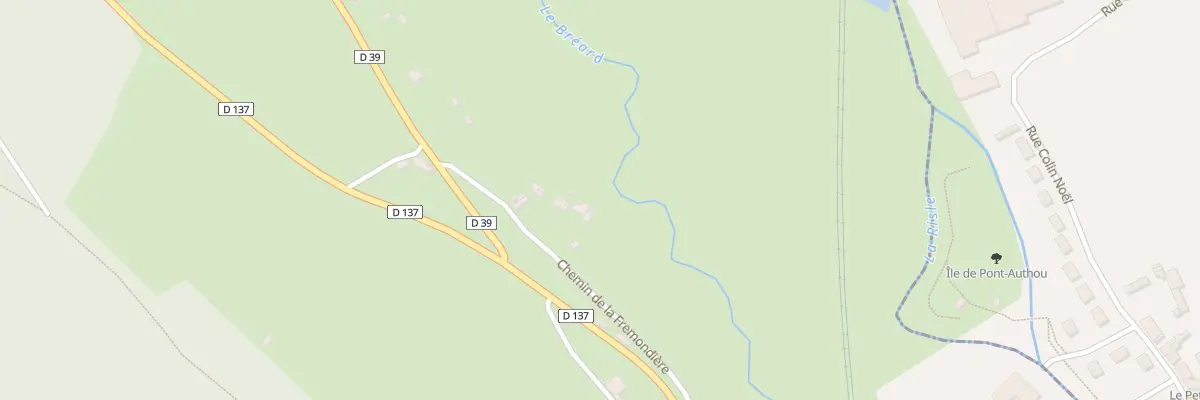 Plan du 2 Che de la Fremondiere à Freneuse-sur-Risle