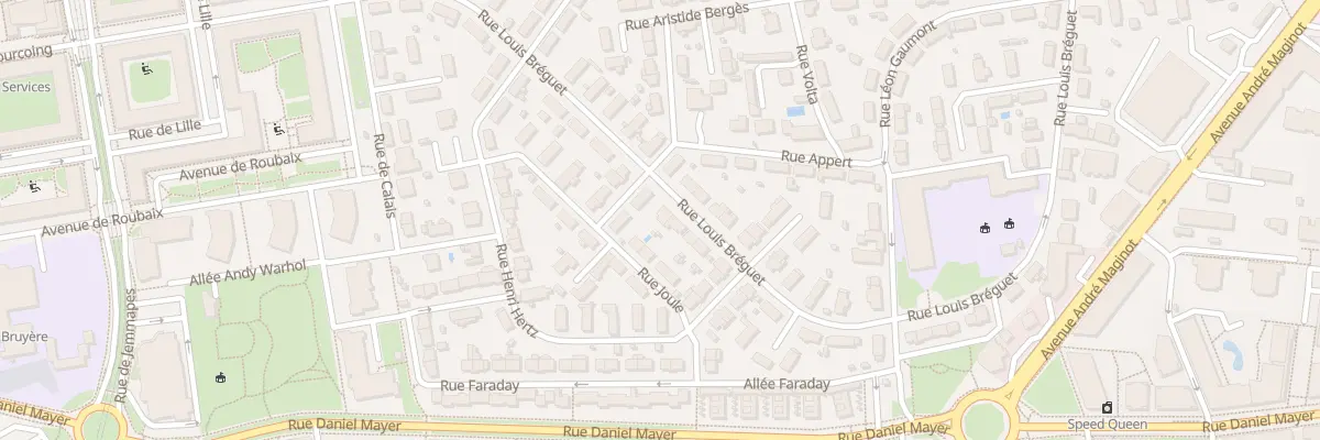 Plan du 23 Rue Louis Bréguet à Tours