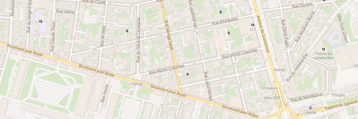 Plan du 188 Rue George Sand à Tours