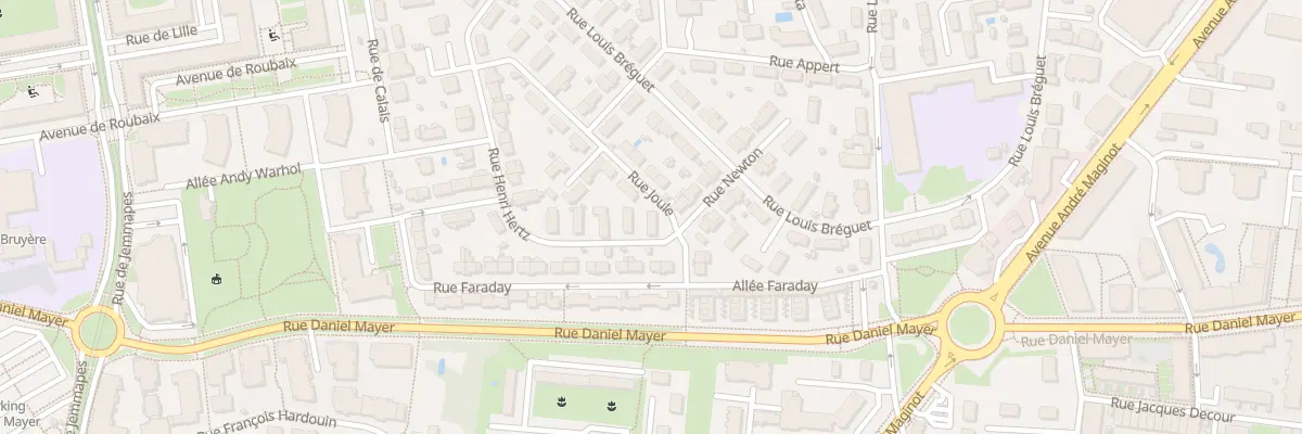 Plan du 13 Rue Joule à Tours