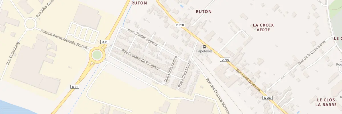 Plan du 2 Rue Charles Vigreux à Descartes