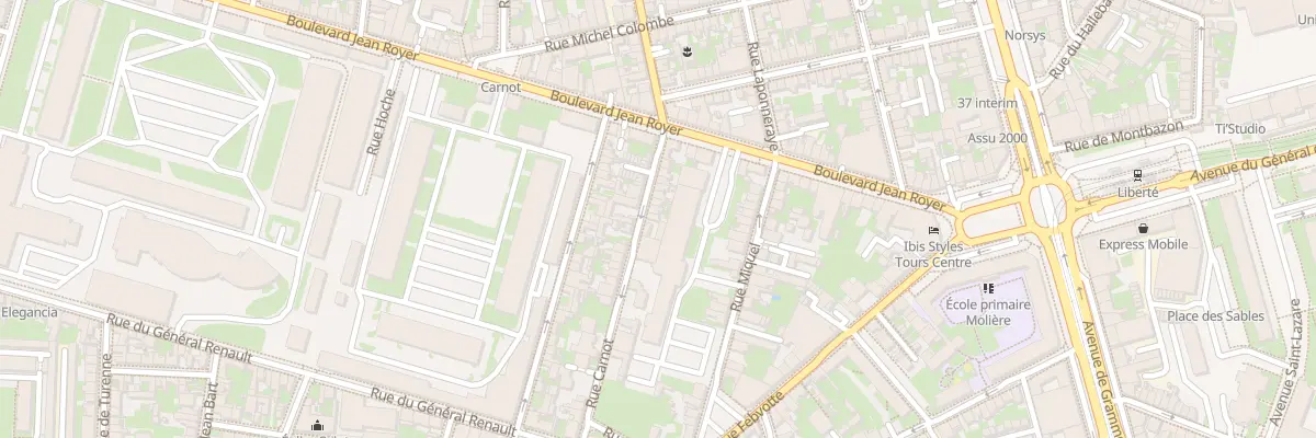 Plan du 16B Rue Carnot à Tours