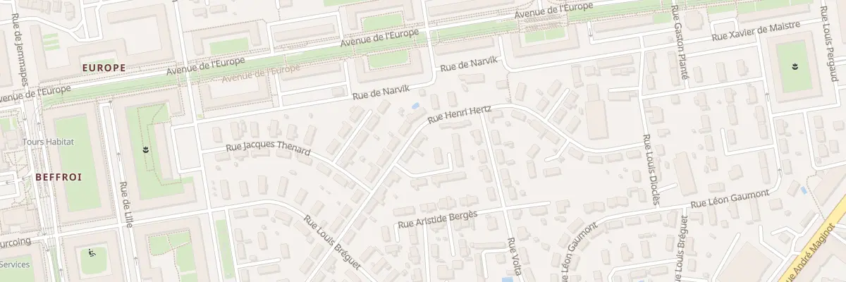 Plan du 47 Rue Henri Hertz à Tours