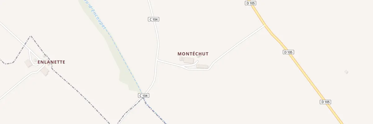 Plan du 761 Chem de Montechut à Céran
