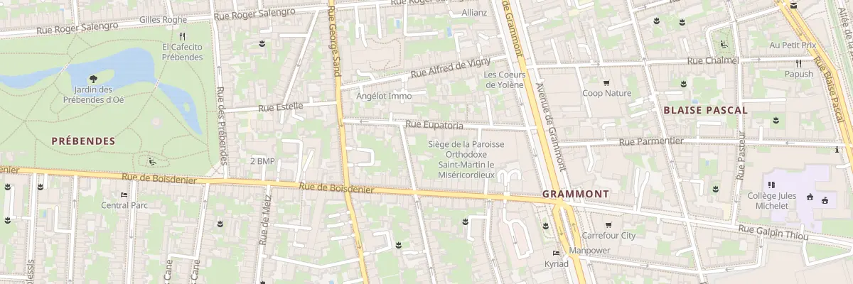 Plan du 14 Rue Eupatoria à Tours