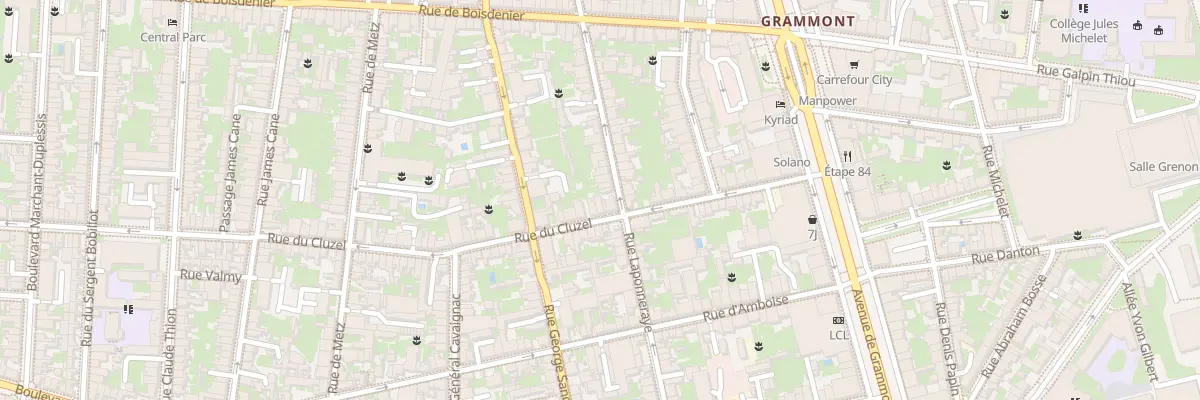 Plan du 47 Rue du Cluzel à Tours