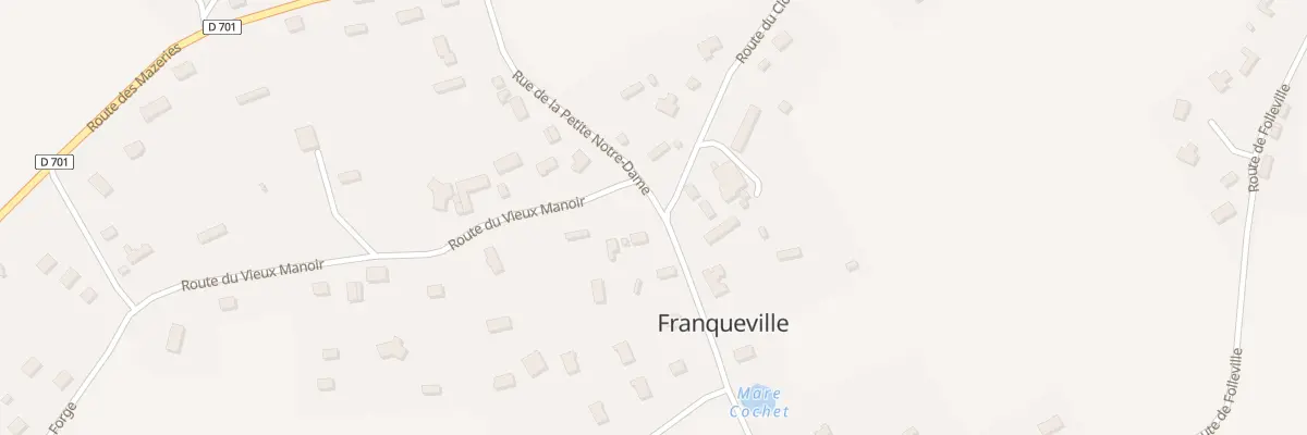 Plan du 27 Rue de la Petite Notre Dame à Franqueville