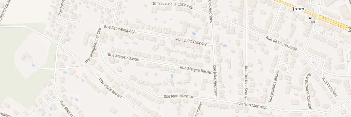 Plan du 12 Rue Maryse Bastie à Coulounieix-Chamiers