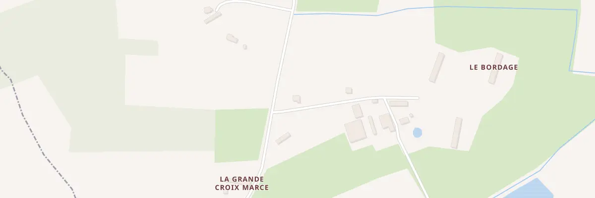 Plan du 5202A Le Bordage à Lavaré
