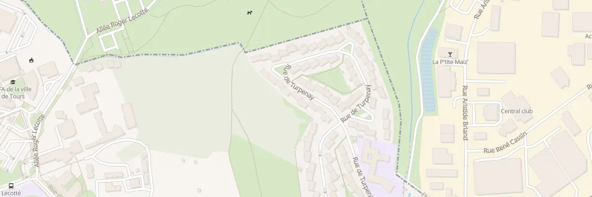 Plan du 46 Rue de Turpenay à Tours
