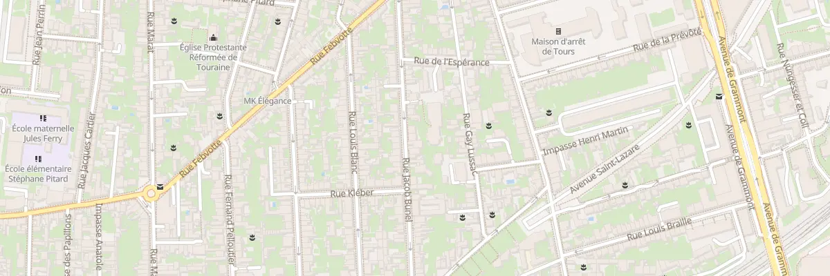 Plan du 32 Rue Jacob Bunel à Tours